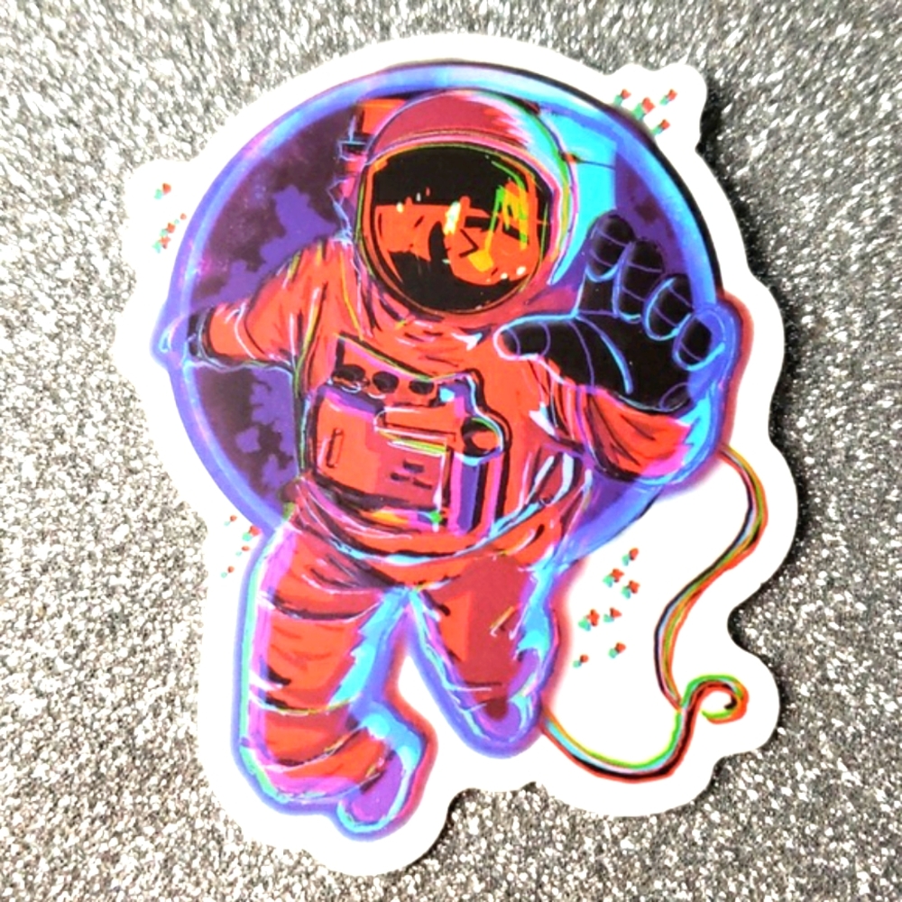 10/$10 SPACE waterproof sticker